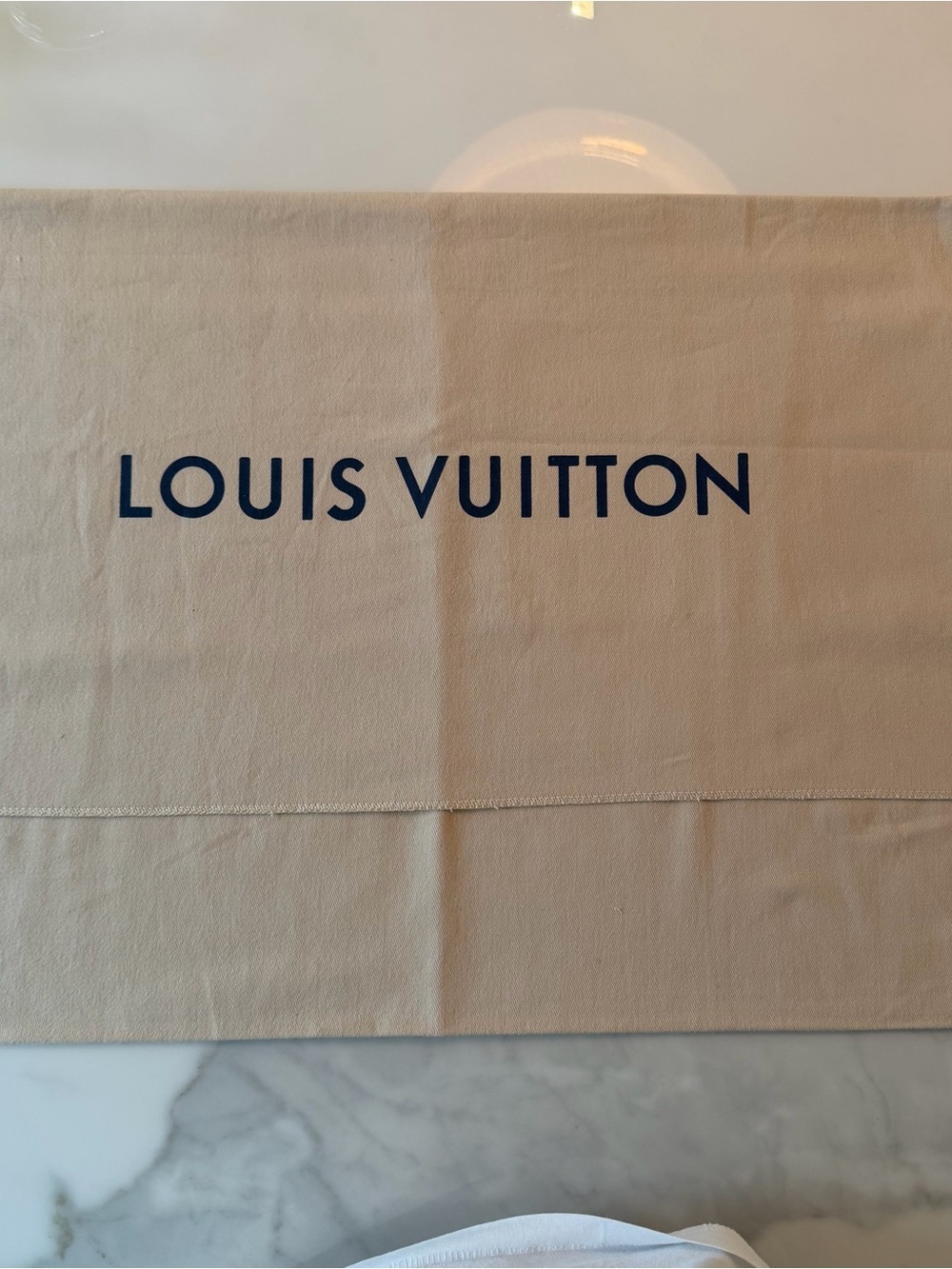 Louis Vuitton Dust Bag 22x16 Large Authentic LV Storage Cover Excellent c